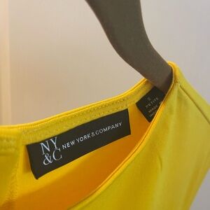 New York & Company Yellow Top